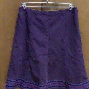Boden corduroy skirt size 12 long